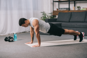 push-up position