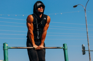 man on work out